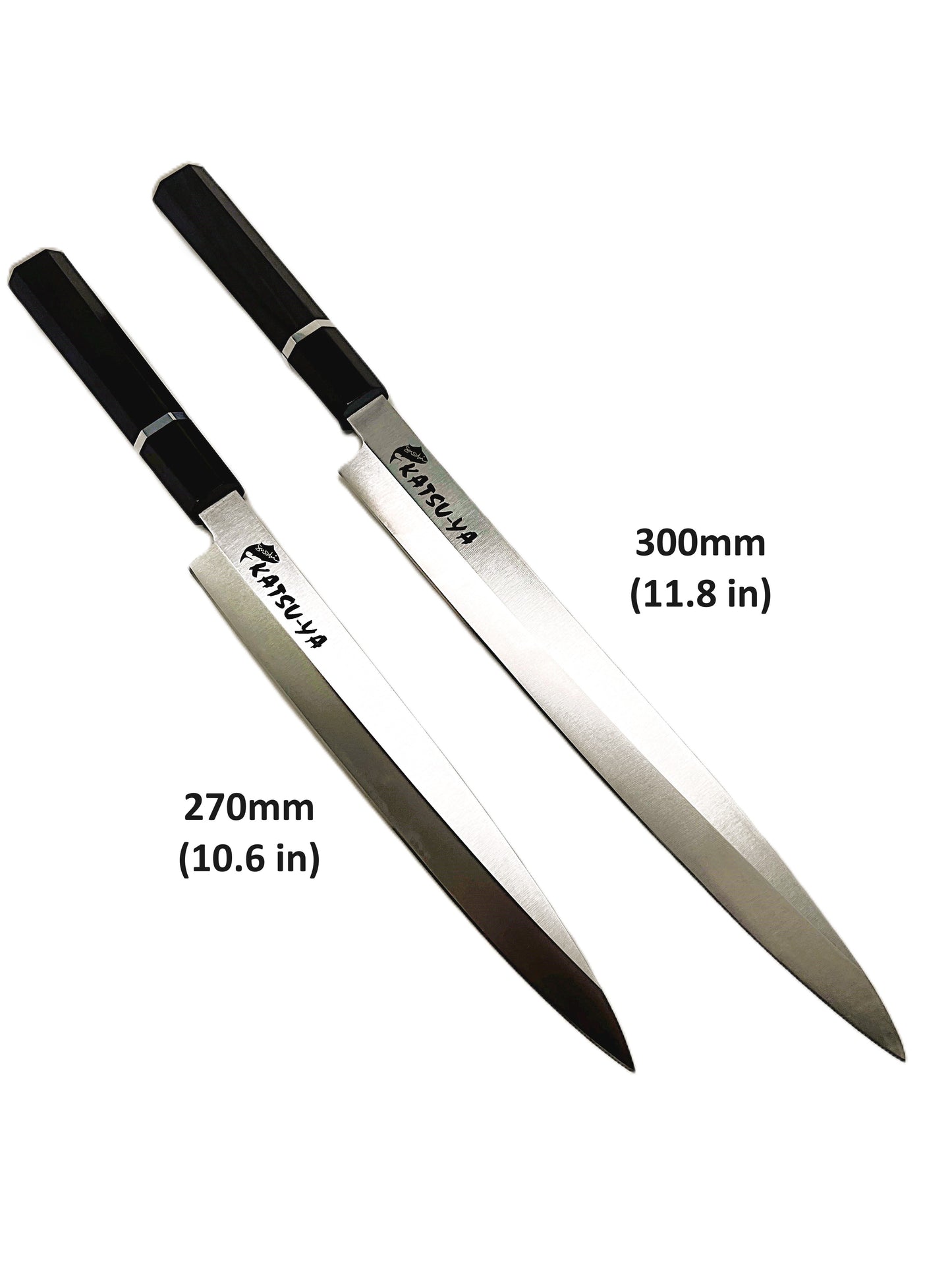270mm knife and 300mm knife size comparison